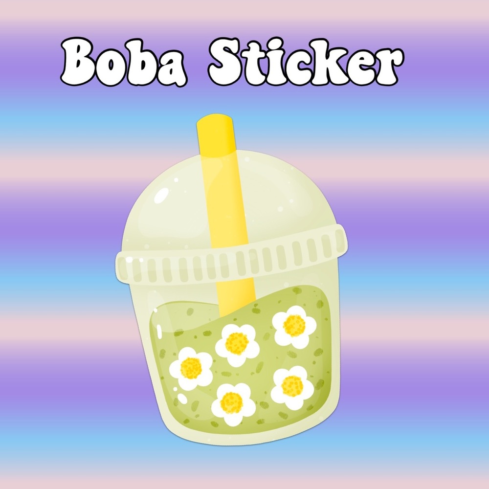5/$5 Kawaii Sticker Boba